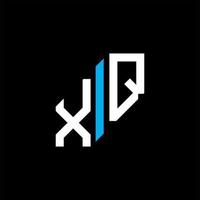 xq letter logotyp kreativ design med vektorgrafik vektor