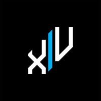 xu letter logotyp kreativ design med vektorgrafik vektor