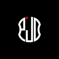 pjd brief logo abstraktes kreatives design. pjd einzigartiges Design vektor