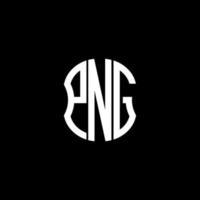 png buchstabe logo abstraktes kreatives design. png einzigartiges Design vektor