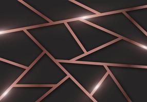 modern mosaik tapet mörk svart och rosa guld bakgrundsstruktur vektor