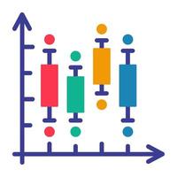 Premium-Download-Symbol des Balkendiagramms vektor