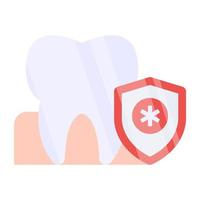 Premium-Download-Symbol für Zahnschutz vektor