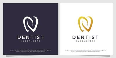 dental logotyp design med kreativ element stil premium vektor del 2