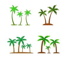 Reihe von Palmen vektor