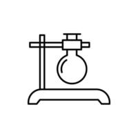 Reagenzglas-Symbol für medizinisches Labor vektor