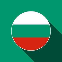 Land Bulgarien. Bulgarien-Flagge. Vektor-Illustration. vektor