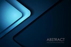 grüner Türkis und blauer Hintergrundvektor überlappen Schicht auf dunklem Raum für Hintergrunddesign eps10 Vektor