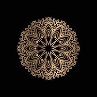 Mandala-Blumen-Kunst-Logo-Hintergrund-Design vektor