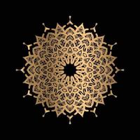 Mandala-Blumen-Kunst-Logo-Hintergrund-Design vektor