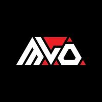 MLO-Dreieck-Buchstaben-Logo-Design mit Dreiecksform. Mlo-Dreieck-Logo-Design-Monogramm. Mlo-Dreieck-Vektor-Logo-Vorlage mit roter Farbe. mlo dreieckiges Logo einfaches, elegantes und luxuriöses Logo. mlo vektor