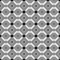 svart och vitt geometriska sömlösa mönster vektor