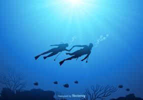 Free Underwater Vector Hintergrund