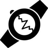 Glyphen-Symbol für intelligente Uhr vektor