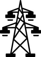 Power-Glyphe-Symbol vektor