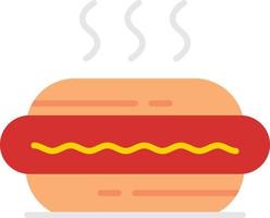 Hot Dog Flat Icon vektor