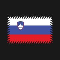 Vektor der slowenischen Flagge. Nationalflagge