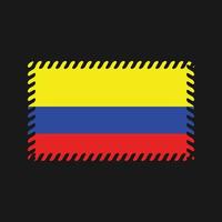 colombia flagga vektor. National flagga vektor