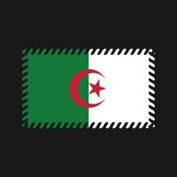 Algeriet flagga vektor. National flagga vektor