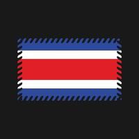 Vektor der Costa-Rica-Flagge. Nationalflagge