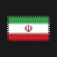 Vektor der iranischen Flagge. Nationalflagge