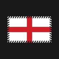 Vektor der englischen Flagge. Nationalflagge