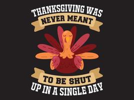 Thanksgiving-T-Shirt-Design-Vektordatei vektor