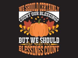 Thanksgiving-T-Shirt-Design-Vektordatei vektor