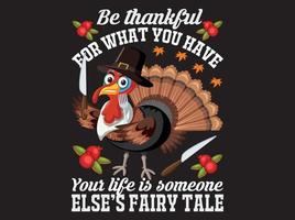 Thanksgiving t-shirt design vektor fil