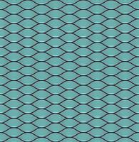 blaues nahtloses Wellenmuster, lineares Design - Vektorillustration vektor
