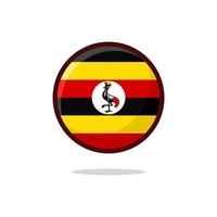 uganda flaggikon vektor