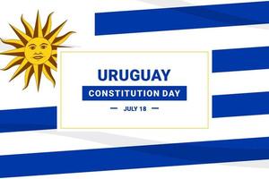 uruguays konstitutionsdag vektor