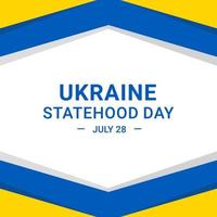 Tag der ukrainischen Staatlichkeit vektor