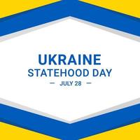 ukrainska statens dag vektor