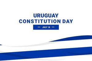 uruguayischer verfassungstag vektor
