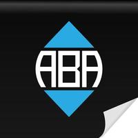 aba kreatives Initialen-Buchstaben-Logo-Design mit Vektorgrafik-freiem Vektor