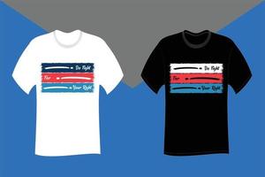 Kämpfe für dein richtiges Typografie-T-Shirt-Design vektor