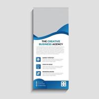 Corporate Business Roll-Up-Banner-Signage-Standee-Vorlage vektor