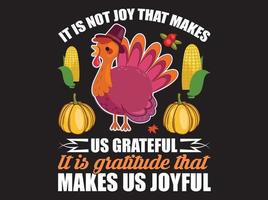 Thanksgiving t-shirt design vektor fil