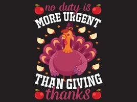 Thanksgiving-T-Shirt-Design-Vektordatei vektor