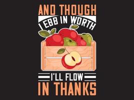 Thanksgiving t-shirt design vektor fil