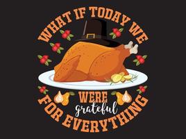 Thanksgiving t-shirt design vektor fil