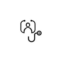 Logo-Icon-Design-Vorlage für medizinische Gesundheit. Gesundheitslogo für Klinik, Krankenhaus, medizinisches Zentrum vektor