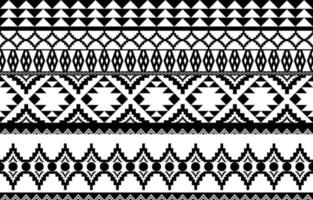 afrikanisches Stammesschwarzweiss-abstraktes ethnisches geometrisches Muster. design für hintergrund oder wallpaper.vektorillustration zum druck von stoffmustern, teppichen, hemden, kostümen, turban, hüten, vorhängen. vektor