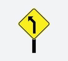 Verkehrszeichen-Symbol Vektor-Logo-Design-Vorlage vektor