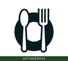 Restaurant-Symbol-Vektor-Logo-Design-Vorlage vektor