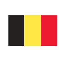 Belgiens flagga. vektor illustration eps10