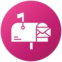 Mailbox-Icon-Stil vektor