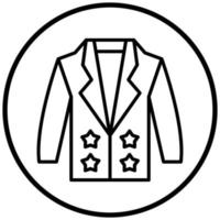 Anzug-Icon-Stil vektor