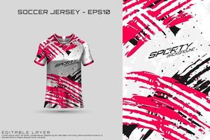 sport jersey och t-shirt mall sport jersey design vektor. sportdesign för fotboll, racing, speltröja. vektor. vektor